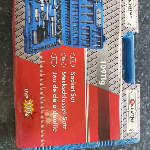 Scheffler Socket Tool Set 109 Pieces Chrome Vanadium New