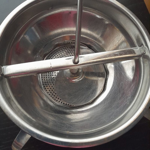 Retro MACINA LEGUM grain mill, stainless steel 18/8