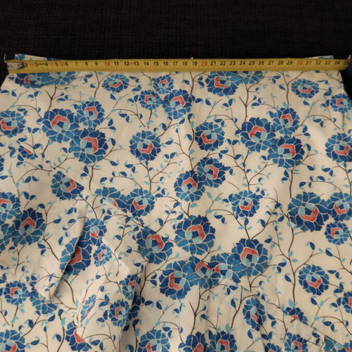 Mango summer skirt, size 36, cotton, white and blue