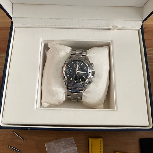 Eterna Kontiki Chronograph watch used, complete set