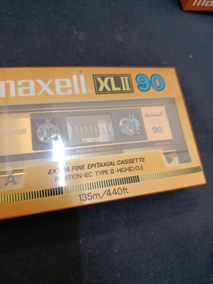 Maxell XLII 90 κασέτα ήχου καινούργια, χρώμιο, epitaxial, USA