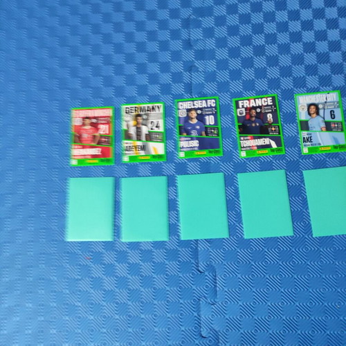 Panini Top Class set of 5 international football stars stickers like new