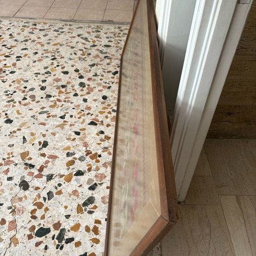 Vintage embroidered wall frame like new with wooden frame