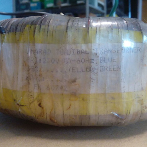 Toroidal transformer 400VA used Amarad 230V