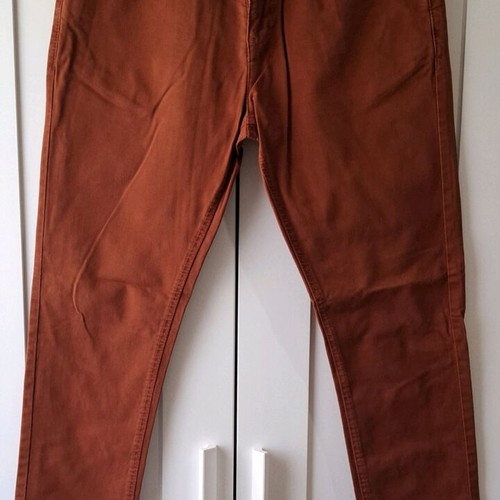 Zara men's pants like new, brick red, size L