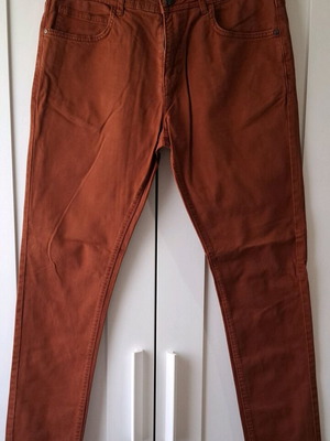 Zara men's pants like new, brick red, size L
