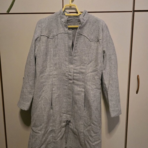 Coat new, handmade, size Medium, gray