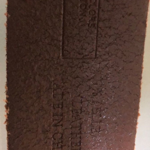 Benetton women's leather belt like new with small rhinestones 1m
