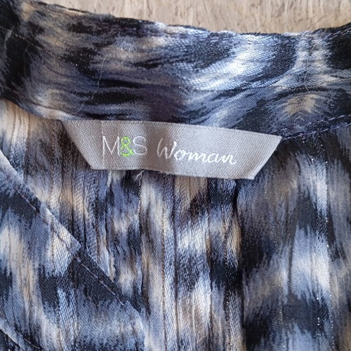 M&S lightweight multicolor blouse, one size