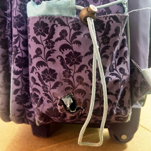 Santoro school backpack for primary school used with side pocket wear