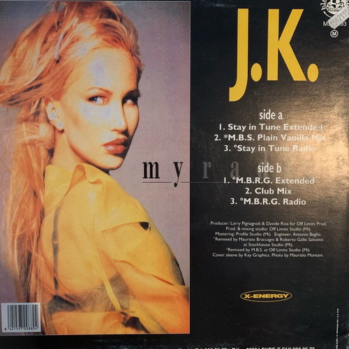 J.K. My Radio EP Maxi Single 12" used, electronic