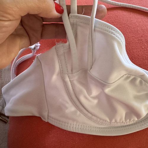 Sugarfree swimsuit like new, white with inner lining, size S