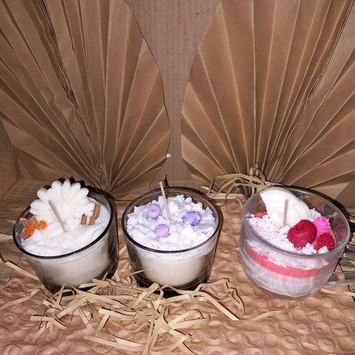 Handmade scented candles Baby Talc new