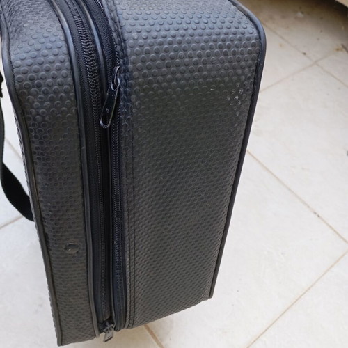 Famsa hard carrying case used, durable protective bag