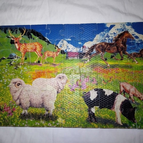 EVA foam farm puzzle, 54 pieces, 45x30 cm