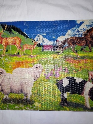 EVA foam farm puzzle, 54 pieces, 45x30 cm