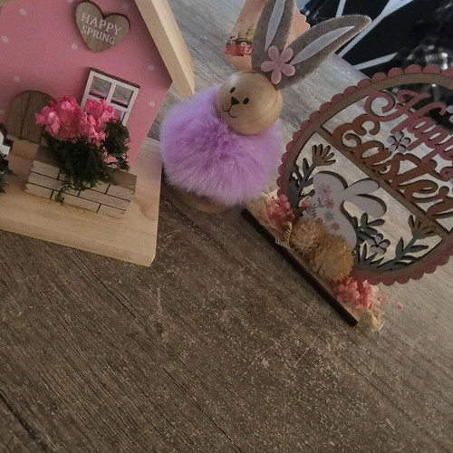 Wooden Easter decorations new, pack of 3 pieces
