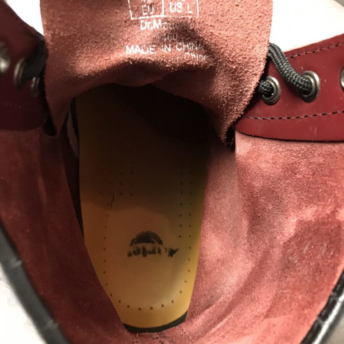 Dr. Martens boots size 43 used, brown and red