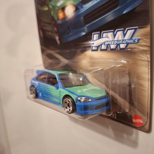 Honda Civic EK9 Type R 99 Hot Wheels Speed Graphics new