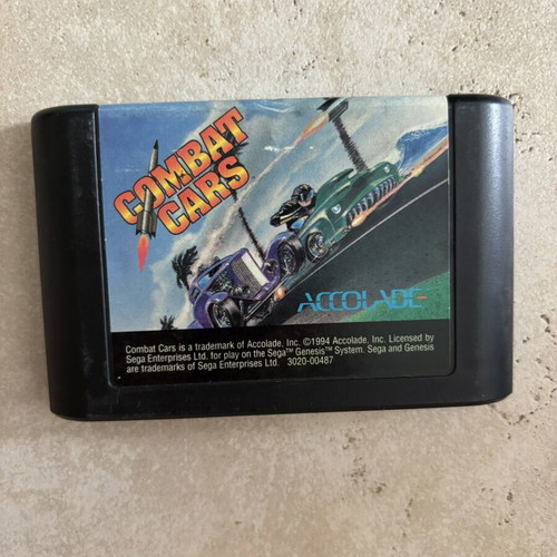 Combat Cars Sega Genesis game