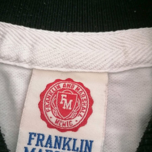 Polo Franklin Marshall PAOK collectible men's white like new