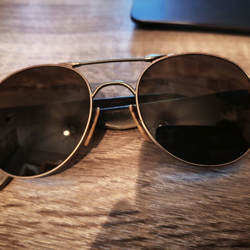 Web sunglasses used, brown