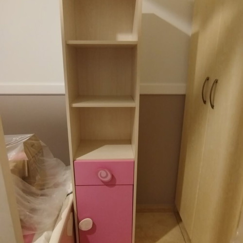 Cilek Princess Shelf Unit like new, pink details, sturdy design