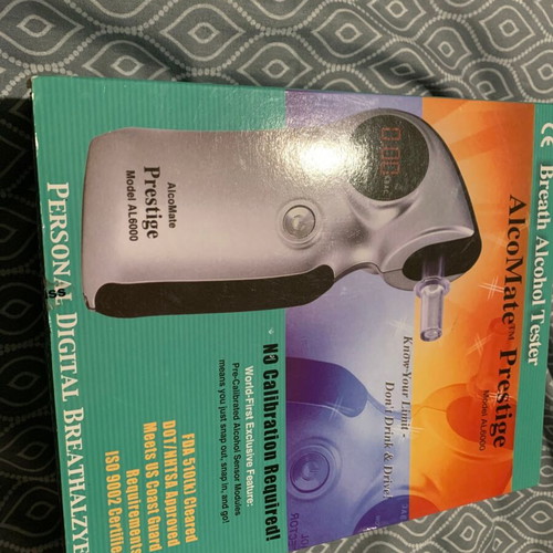 Alcohol Tester like new with new mouthpieces in cellophane