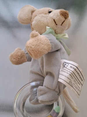 Bear Rattle used, teether for 18+ months