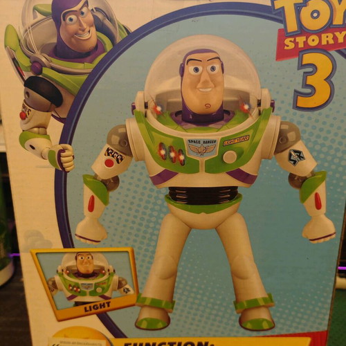 Buzz Lightyear figure from Toy Story 3 used, battery operated