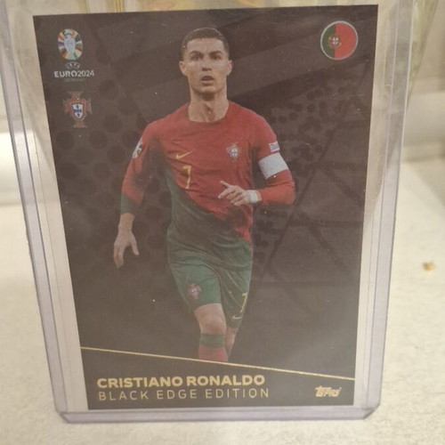 Cristiano Ronaldo Topps Black Edge Edition card