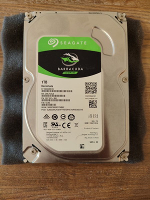 Seagate BarraCuda 1.0 TB HDD μεταχειρισμένο, 7200 RPM SATA III