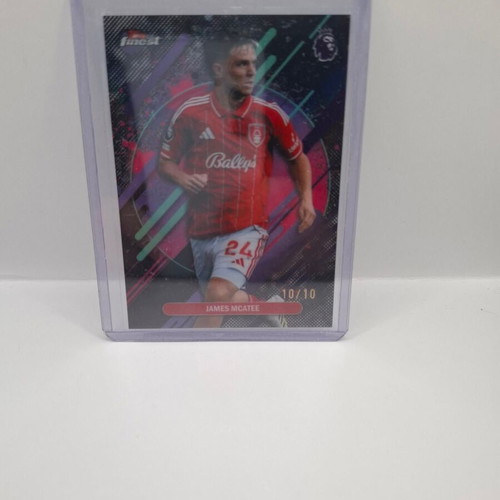 Topps Finest James McAtee 25/26 card like new
