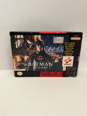 Batman Returns Super Nintendo used, original USA box