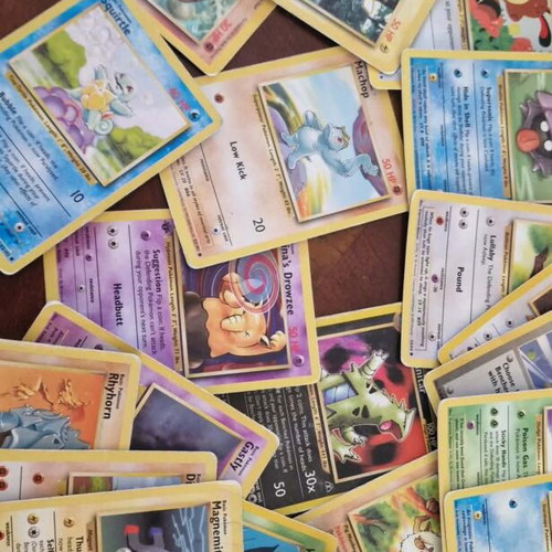 Pokemon cards used, pack of 45, vintage