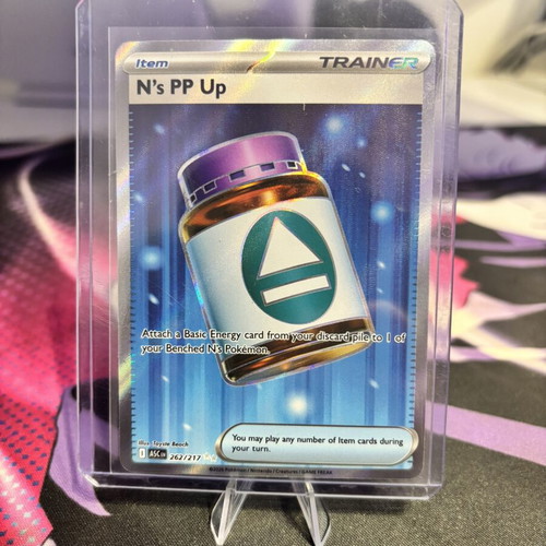 N’s PP Up Full Art Trainer Card Near Mint Pokémon Ascended Heroes