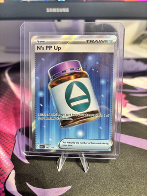 N’s PP Up Full Art Trainer Card Near Mint Pokémon Ascended Heroes