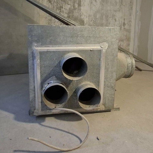 Bubble ventilation motor used in galvanized box