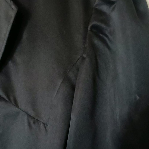 Satin jacket used, black with back design