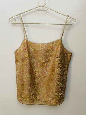 Raxevsky lace top size S like new, gold color