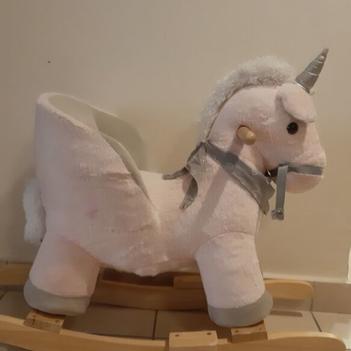 Rocking unicorn horse used