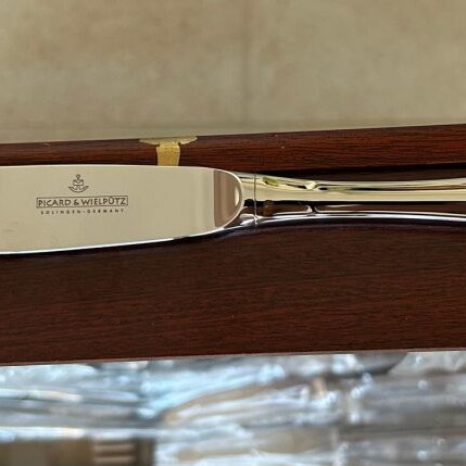 Picard & Wielpütz Solingen 6121 Cutlery Set 90 Pieces Unused with Wooden Case