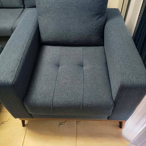 Armchair blue color new, comfortable and sturdy
