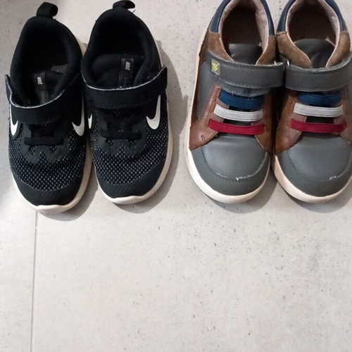 Boys' shoes used size 25, sports and boots