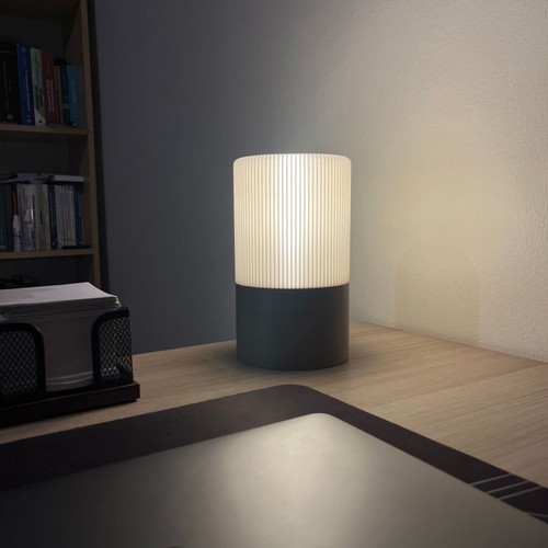 3D Printed Modern Spiral Table Lamp Large, made to order