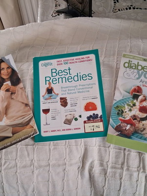 Best Remedies book like new, package of 3 English books on health and nutrition