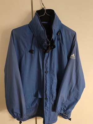 Vaude jacket used blue light blue Medium vintage retro 90s 00s