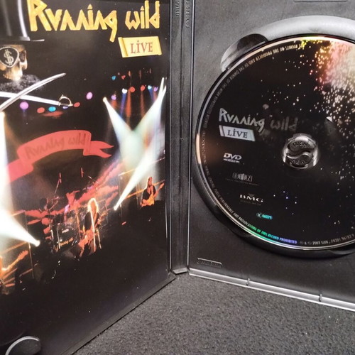 Running Wild Live DVD like new, metal