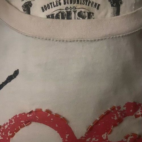 House of the Gods women's Rolling Stones top size M like new, gray