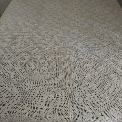 Handmade blanket, like new, 207x198 cm